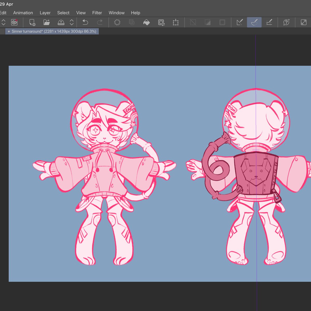 ♡~ A little wip of a very cute comm I'm working on