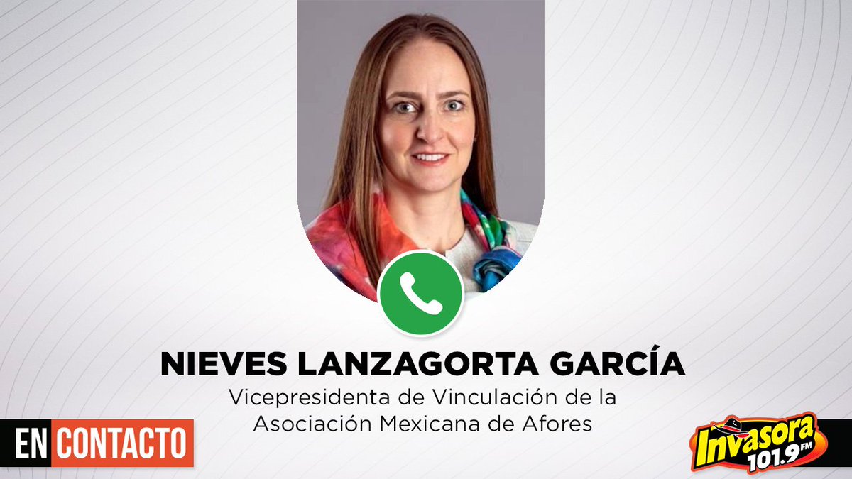 #EnContacto | @marinievesl, Vicepresidenta de vinculación de la @Amafore_mx, nos habla del Fondo de #Pensiones para el #Bienestar. Escúchala con @Karina_BarrazaV | lc.cx/lvrlS5 📻🌻