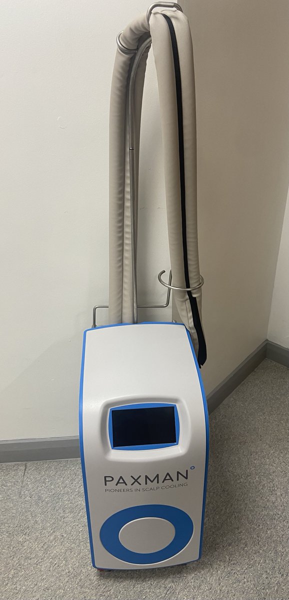 Looking back this #MemoryMonday at the charity funded scalp coolers. These can reduce hair loss during chemotherapy and result in quicker hair re-growth post treatment. This helps patients with their confidence and creates a positive attitude for their treatment.