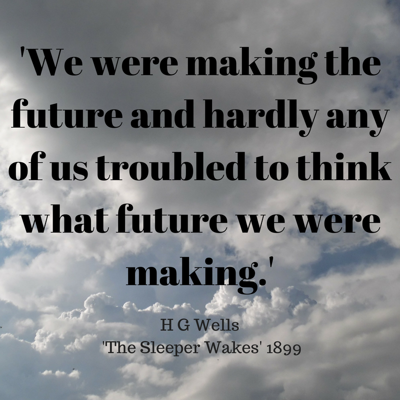 This quote from 1899 seems as relevant today...

#HGWells #scifi author of The War Of The Worlds