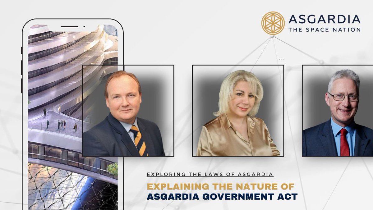 🚀 Explore Asgardia's Laws! Join our webinar with top leaders to see how we're shaping space governance. 🌌 🔍 Read more on our website: bit.ly/3WmbuBW #Asgardia #SpaceLaw #Webinar #FutureGovernance