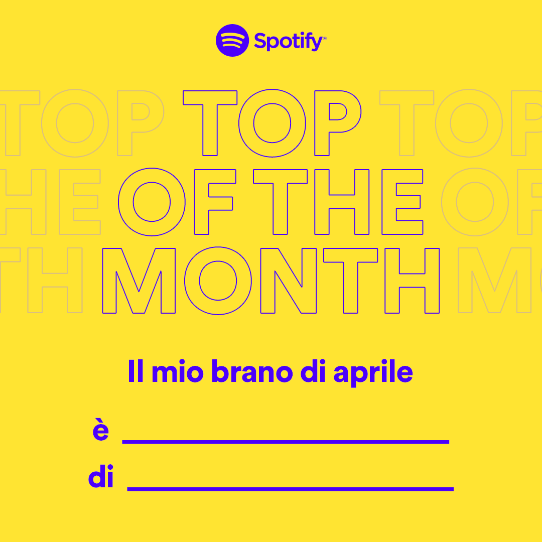 Il nuovo mese non può iniziare se non ci dici la canzone che hai ascoltato di più ad aprile. 🎶🌸