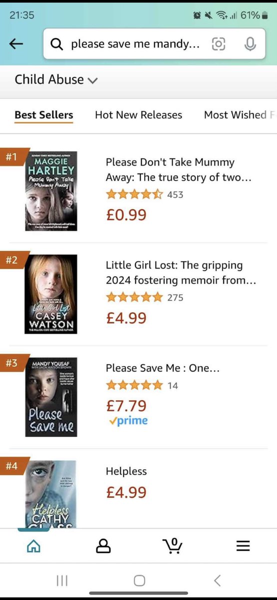 My memoir is currently #3 on the charts. Thank you everyone for your support, I would have never thought i’d tell anyone about what happened to me never mind have a book! 

Link in comments

#abuse #BookReview #csa @NSPCC