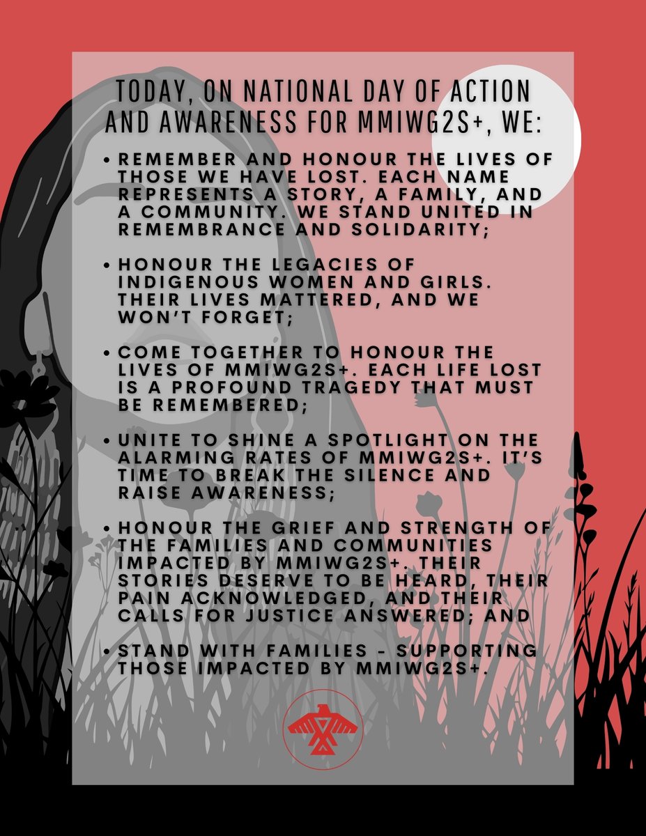 How are you recognizing National Day of Action and Awareness for MMIWG2S+? Comment below ❤ #NoMoreStolenSisters Anishinabek Nation MMIWG2S+ Five-Year Action Plan: anishinabek.ca/wp-content/upl…