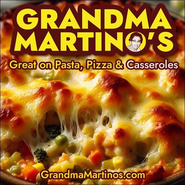 Take your casserole game to the next level with #GrandmaMartinos! 🥘✨ Our sauce is the secret to transforming your everyday casseroles into extraordinary feasts. 🍅🧀 Head to GrandmaMartinos.com and start crafting your masterpiece today! #CasseroleCooking  #FamilyDinner 🍴
