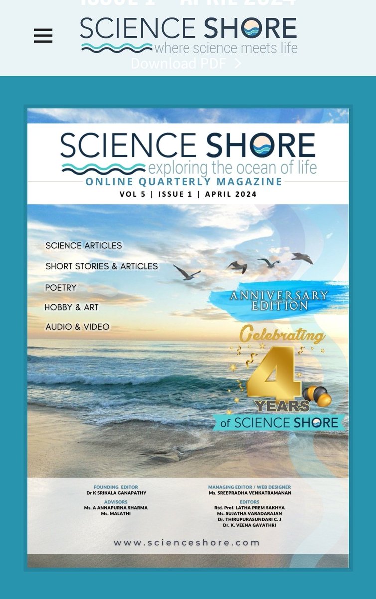 👆🏾
Science. Art. Life.
scienceshore.com
🌟
#MadhumathiInks #Science #Art #Writers #WritingCommunity #writing #TalkVideo #Youtube #MentalhealthAwareness #Moneycantbuy #BeKind  #OnlineMagazine #Kindness #Loneliness #Empathy #Mentalhealrh #AVoice #BeSomeonesHope #Healing