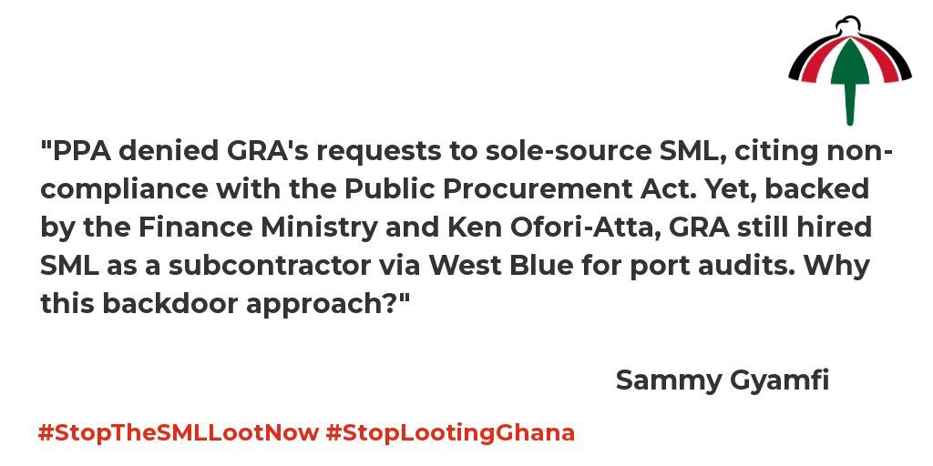 #StopTheSMLLootNow #StopLootingGhana