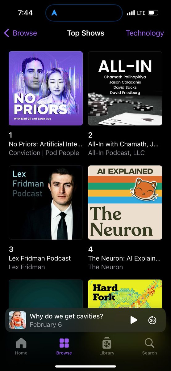 🔥 @NoPriorsPod #1 for technology right now 🔥