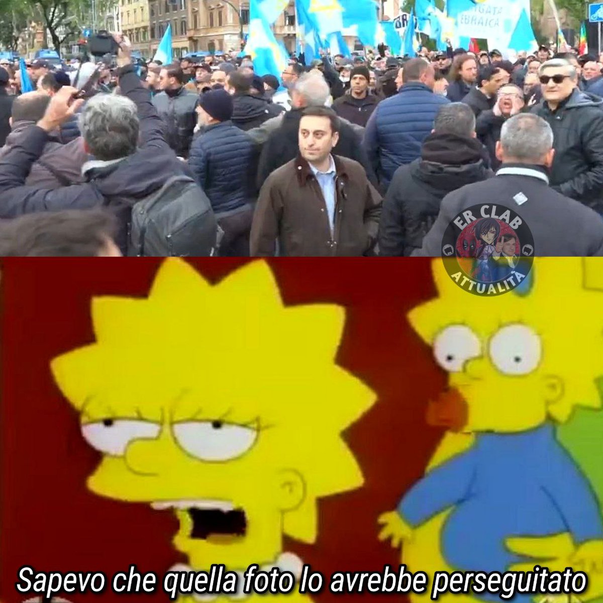 Avevo scordato di postarla quando sono andati i manifestanti sotto lo studio di La7