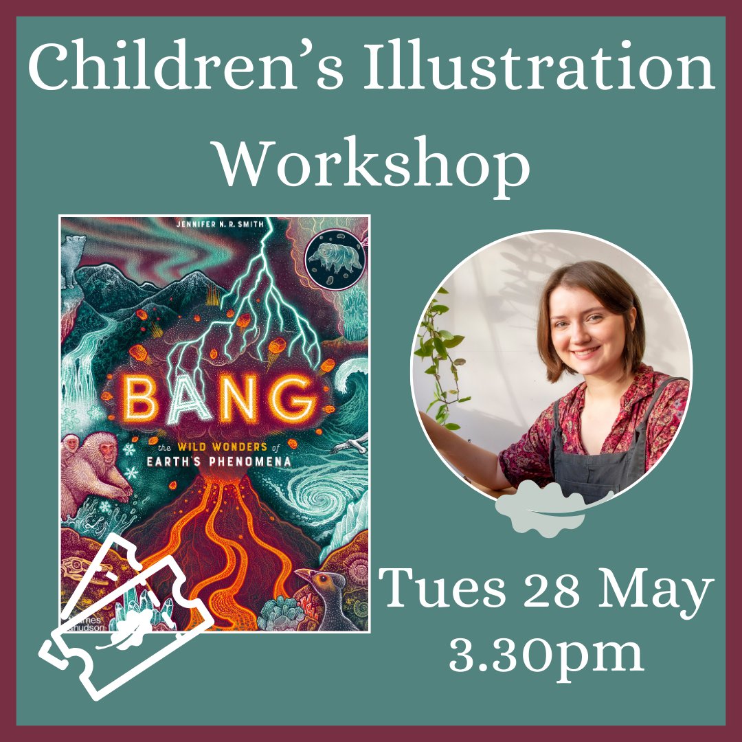 Join award-winning illustrator Jennifer N. R. Smith for a mixed-media scientific illustration workshop inspired by her latest book Bang. Perfect for children aged 7+ To book your place, click on the link below. sevenoaksbookshop.co.uk/childrens-illu…