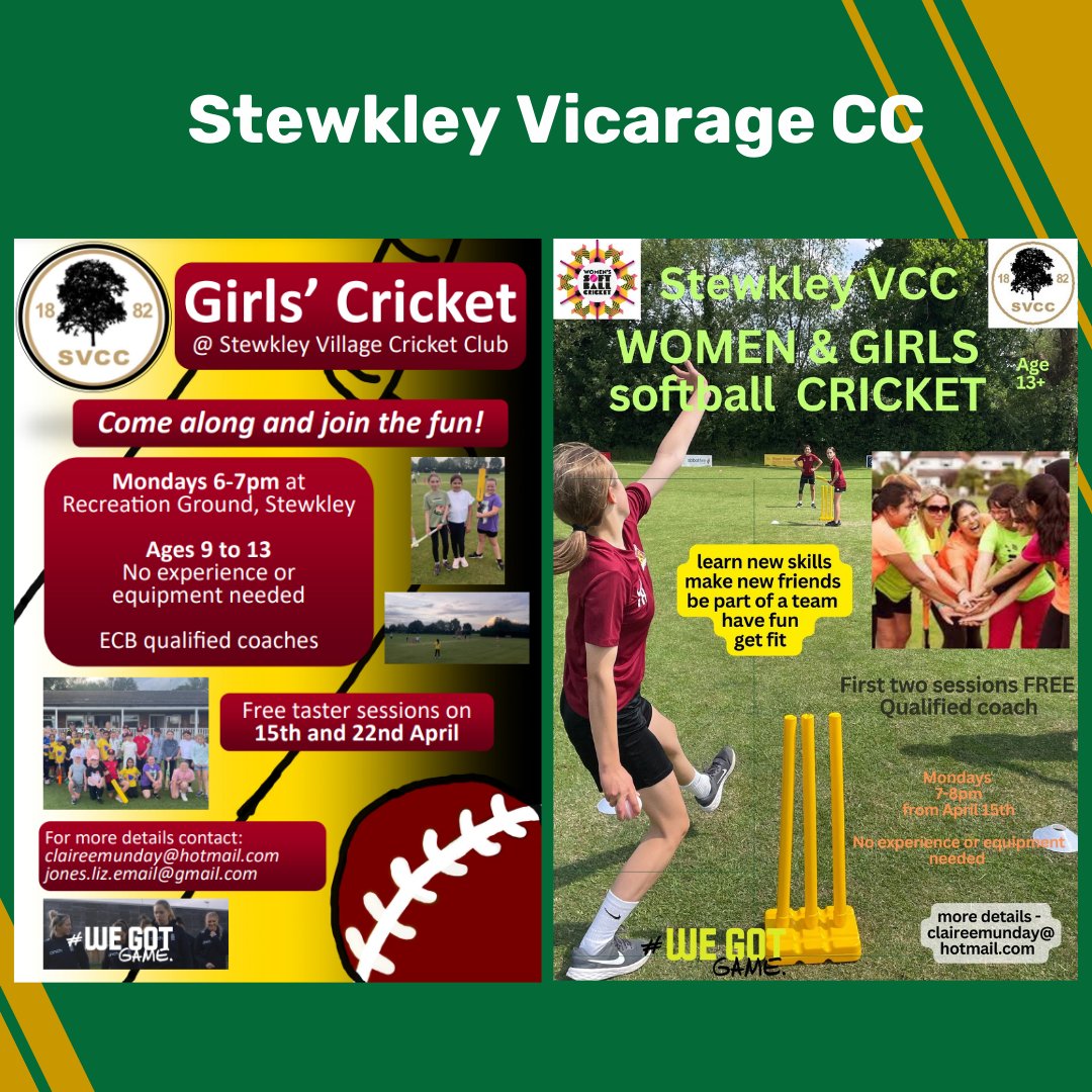 Would you like to start playing Women's or Girls' Cricket at a club near you? There are lots of great clubs in Buckinghamshire to get involved with. List of clubs with Women's/Girls' sections: buckscricket.co.uk/pages/womens-g… Post 2/2 🦢🏏 #BucksCricket