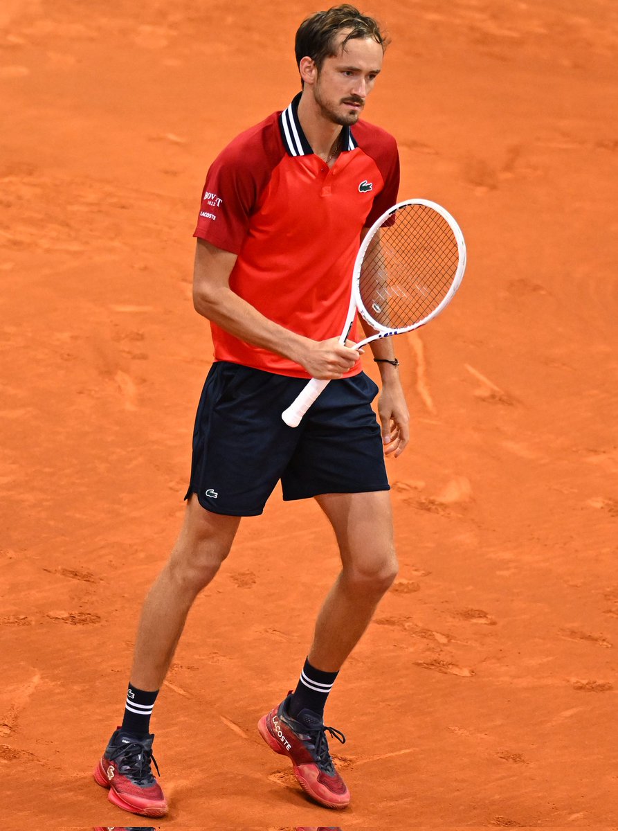 A fighter like no other. 🔜 Madrid round of 16 @DaniilMedwed #TeamLacoste