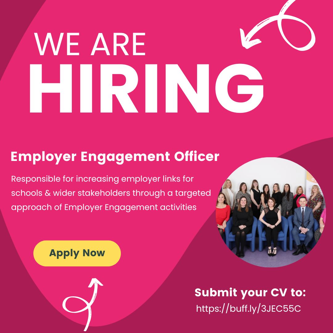 WE'RE HIRING! DYW Ayrshire are #recruiting an Employer Engagement Officer (EEO) to join their hardworking team based in Prestwick. This is a busy and rewarding role which requires an enthusiastic and proactive individual. Read more and apply here 🔗 buff.ly/3JEC55C