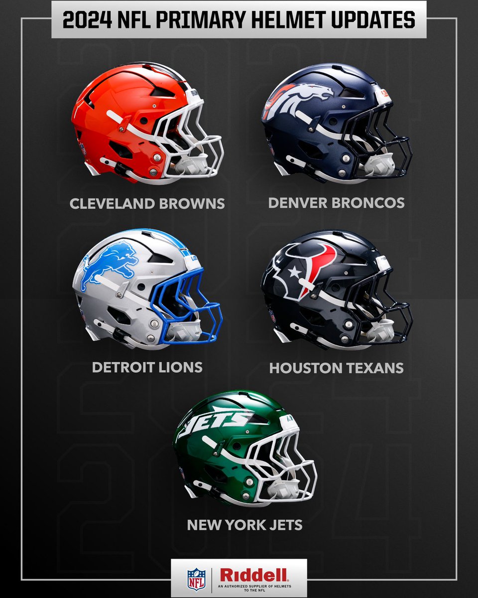 Which new NFL primary helmet is your favorite? 🤔