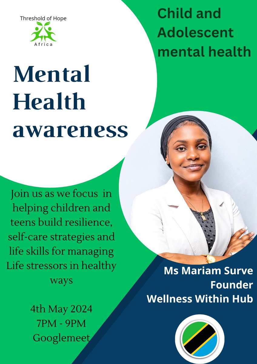 Mental Health Awareness Month is a great time to raise awareness of the importance of mental health in children and teens. Keep an eye out for any social or behavioral changes in your children #MHAM2024* 
#nohealthwithouthmentalhealth*
<a href="/d_rangache/">DUNCAN RANGACHE</a> <a href="/EmmilyMouti/">Kemmy</a> <a href="/misstourismteso/">Miss Tourism Teso</a>