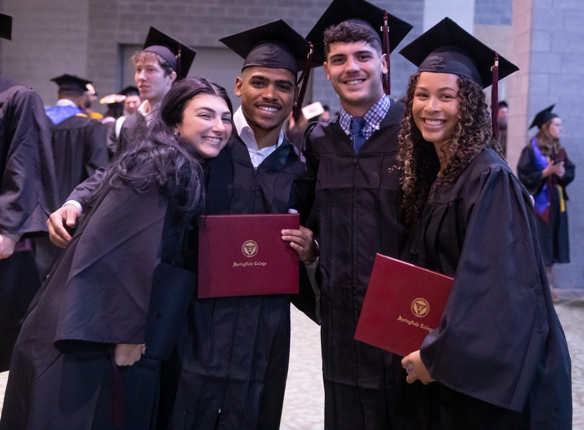 Get ready Class of 2024, your big moment is less than 2 weeks away! 🎓 Mark your calendars for our 138th Commencement ceremonies on May 11 & 12. More details at springfield.edu/commencement 🔻 #SpringfieldCollege #2024Graduate #CommencementComingSoon