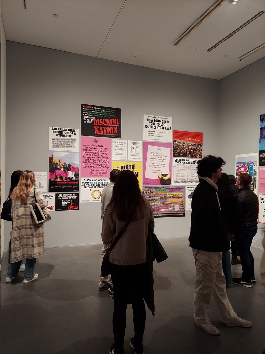 @Inside_Art #GuerillaGirls at #TateModern #London a couple weeks ago...