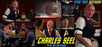 Feel the material of your shirt, then wish a Happy TOSS Birthday to Charles Seel! One of 14 TOS actors born in the 19th century. #TOSSatNight