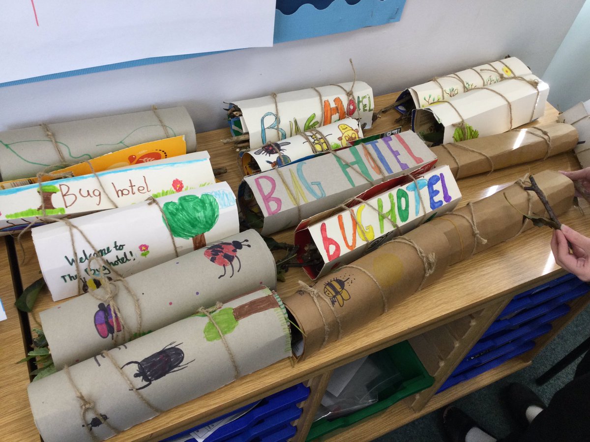 FairfieldAcad's tweet image. Y4 have started their Beetle Boy unit by creating biodegradable beetle hotels!