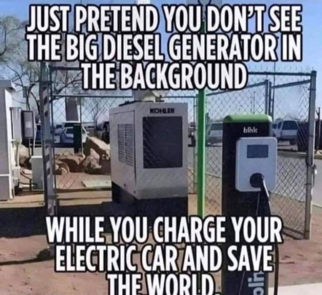 Climate Fraud that they are pushing is finally waking people up to their Agenda. 🇺🇸🌍 Just pretend you don’t see the biggest diesel generator in the background. 🤪 @cmir_r @Imcg_2 @RnkSt7 @TeePal2 @CJSzx12 @BizDrUS @fordmb1 @goldisez @HPY2KW @Ikennect @TALKGlRL…