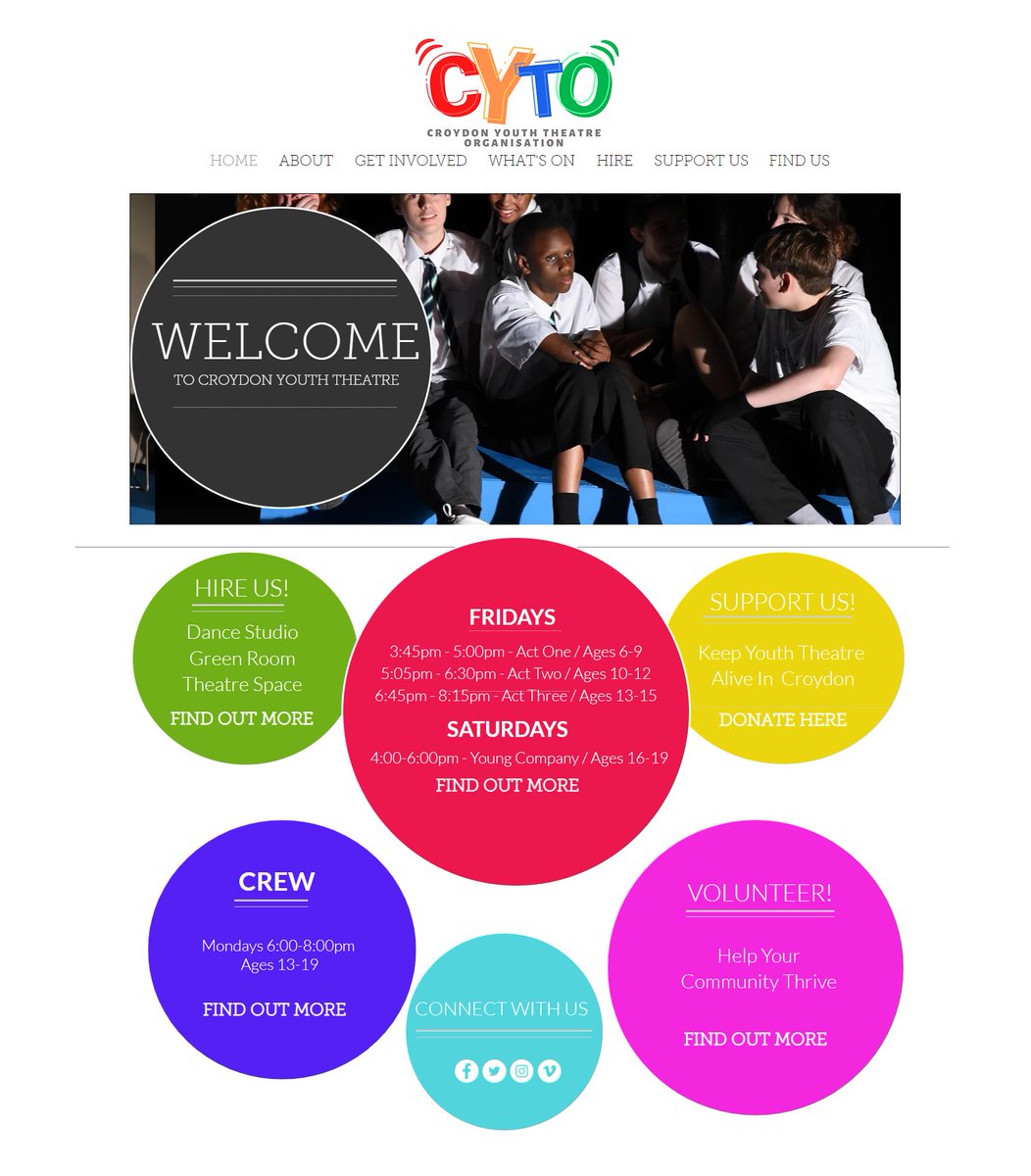 CYTO is a local Youth Theatre in #SE25 with courses and theatre shows for children and young people. cyto.org.uk
#Croydon #Young #Theatre #Norwood #SE25 #SouthNorwood #youngtheatre