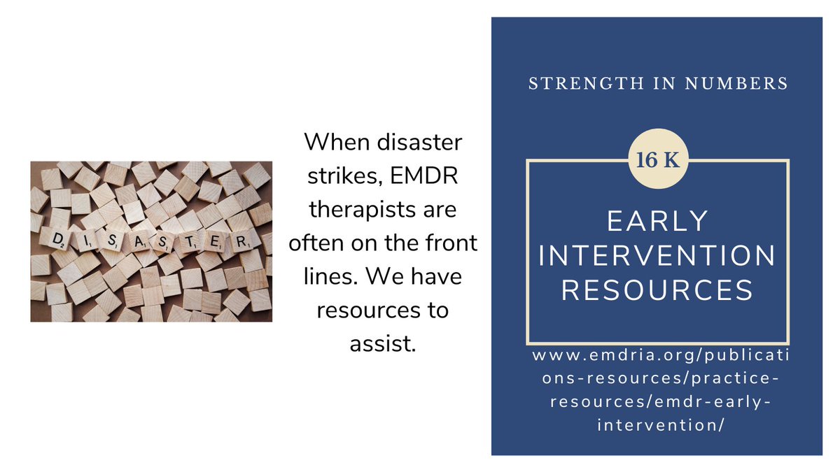 #Oklahoma & #Nebraska we are thinking of you. #EMDR Early Intervention can help your #trauma emdria.org/publications-r… #tornadoes #emdr #emdrtherapy #traumainformedtherapy #mentalhealth