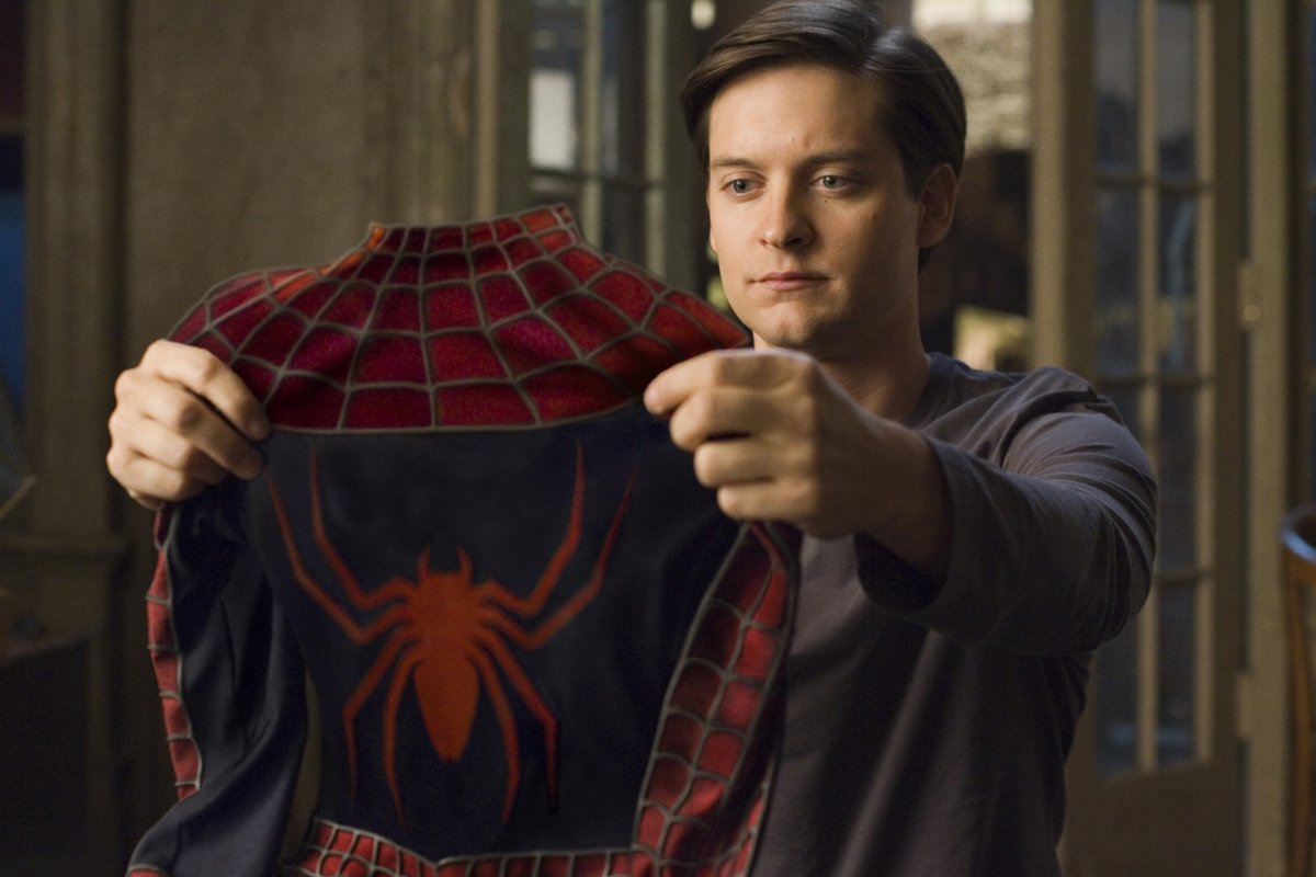 SPIDER-MONDAYS continues tonite with the conclusion of the Sam Raimi trilogy. SPIDER-MAN 3 is on 35mm at Nitehawk Williamsburg: bit.ly/4cqkWK4