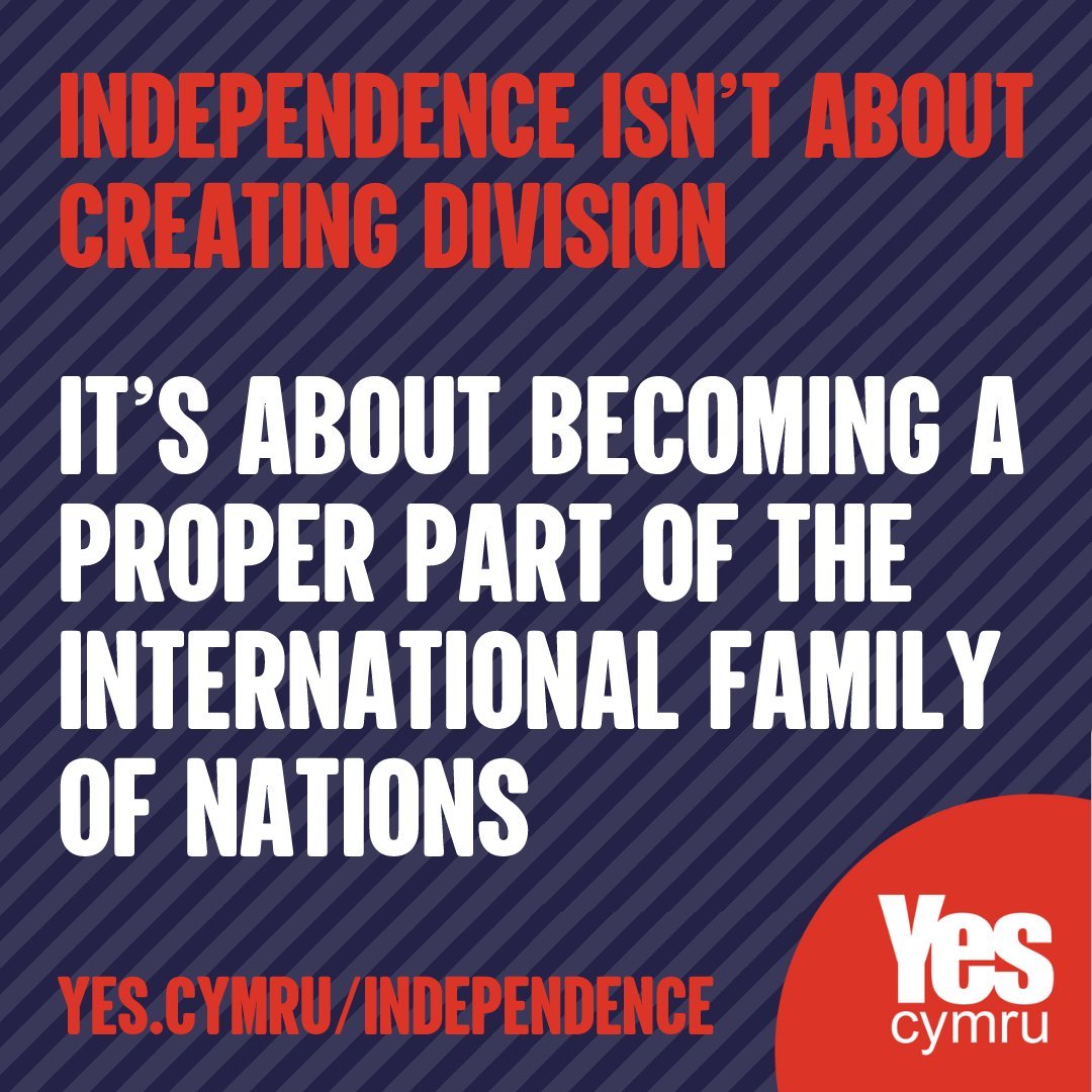 Independence is about becoming a proper part of the international family of nations. yes.cymru/join