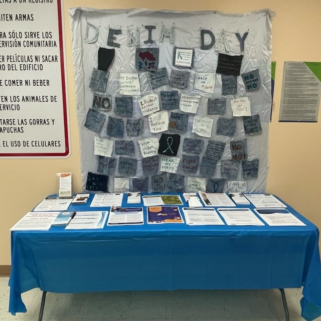 During Sexual Assault Awareness Month, the Queens Area Office brought awareness to sexual assault by providing information on how to combat victim blaming and educate those about sexual violence.