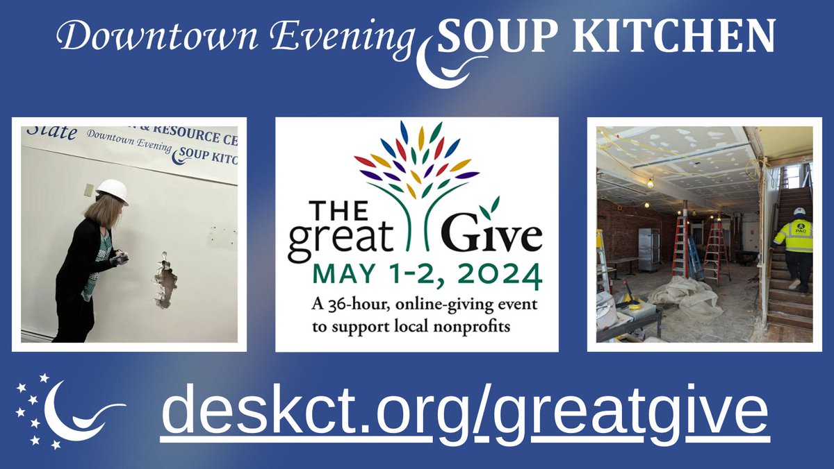 Advanced Giving is underway! Donate now at deskct.org/greatgive to help us reach out goal!