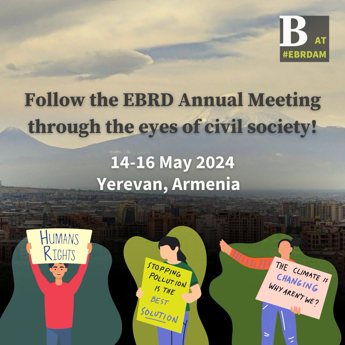 We’re getting ready for the @EBRD Annual Meeting!
📢This year, we’re calling on the #EBRD to #StandUpForHumanRights as it revises its good governance policies. We’ll also be raising issues with EBRD investments in agribusiness, cities & energy.
👉bankwatch.org/ebrd-annual-me… #EBRDam