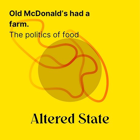 Press release for our May 16 talk OLD McDONALD'S HAD A FARM - THE POLITICS OF FOOD w/ @joykcarey @Catherinewith11 @JohnathanNapie1 & host @speshmagiclady alteredstate.org.uk/about-5-1 #bristol #talks #bristoltalks #bedminster #southville #bs3 #food #politicsoffood #alteredstate