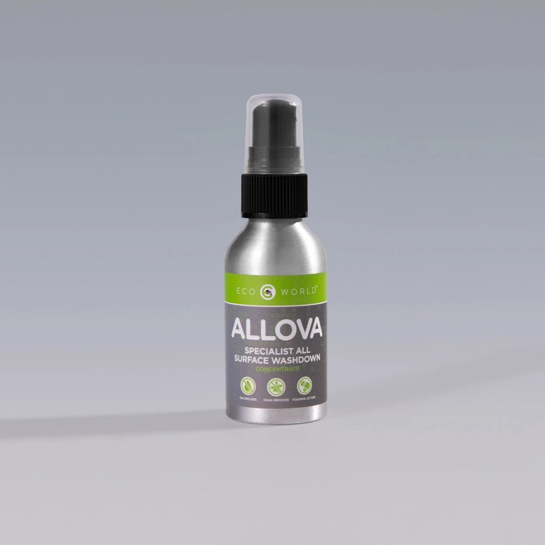 Tackle the toughest cleaning tasks while being kind to the planet with our ALLOVA all-surface washdown. ALLOVA is your go-to solution for eliminating stubborn dirt, mildew, and algae without resorting to harsh chemicals: rsecoworld.com/allova/