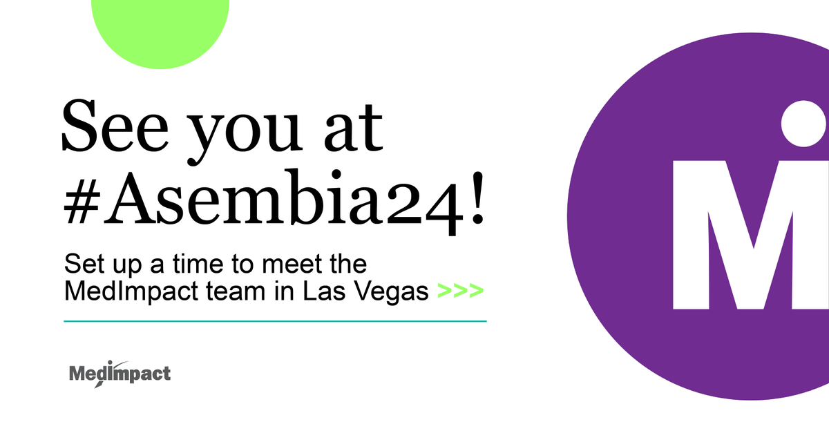 In today’s #healthcare landscape, orgs need an independent connected care partner who can deliver the #clinical solutions and technology to meet their objectives. Meet our team at #Asembia24 to learn how we do just that. bit.ly/3YFOahC #wearemedimpact #atruepartner