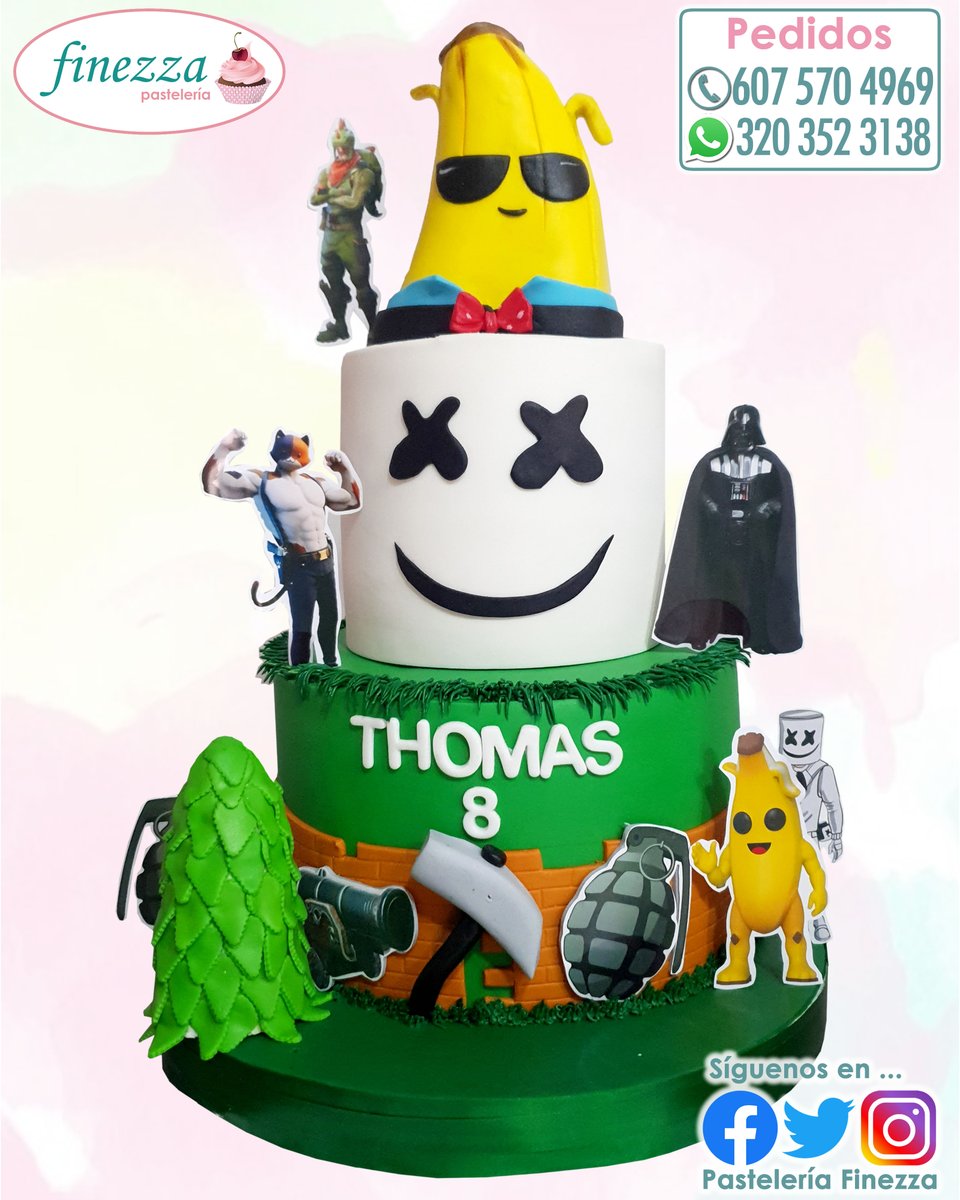 Feliz Cumpleaños Thomas!
 
#PasteleriaFinezza #CelebraConFinezza #Cumpleaños #FelizCumpleaños #HappyBirthday #PonqueAlto #Ponque #Torta #Cake #Fortnite #CakeFortnite #FortniteCake #FortniteBattleRoyale #VideoJuego #EpicGames #BattleRoyale #Thomas