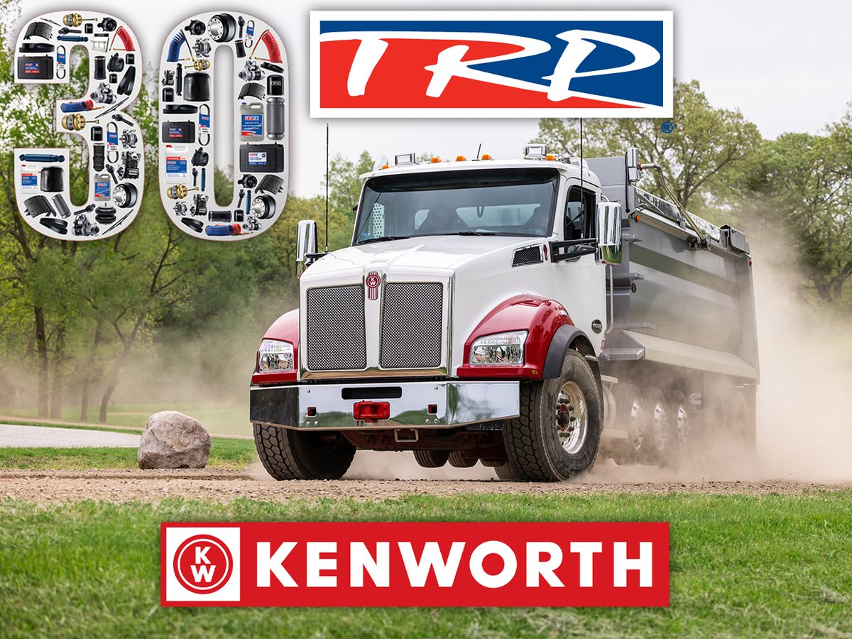 Congratulations to TRP on 30 years of trusted, reliable and proven aftermarket truck parts! Established in 1994, TRP provides a comprehensive parts solution for operators and fleets. Sign up for your TRP Performance Membership at partsandservice.kenworth.com/en/parts
#Kenworth #TruckParts