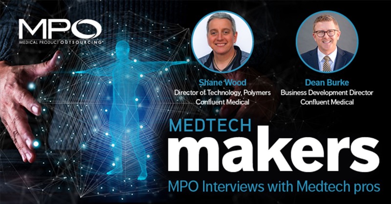 MPOmagazine's tweet photo. Will You Experience a Catheter Material Supply Challenge? MPO's own Sean Fenske sits down with @ConfluentMed's Shane Wood, Director of Technology—Polymers, &amp; Dean Burke, Business Development Director, to discuss possible problems &amp; solutions with NMP.

Sponsored by @ConfluentMed