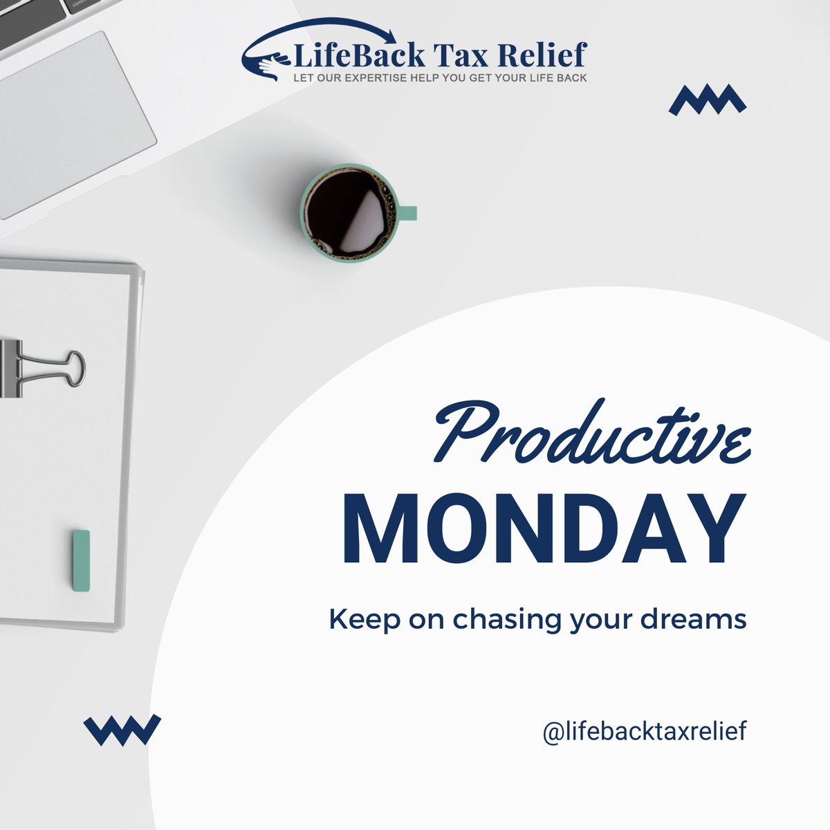 Ease into the week with a smile knowing that tax relief services have your back! Mondays just got a little brighter. ☀️ 

#taxrelief #mondaymotivation #financialfreedom #fyp #viral #taxtips #backtaxes