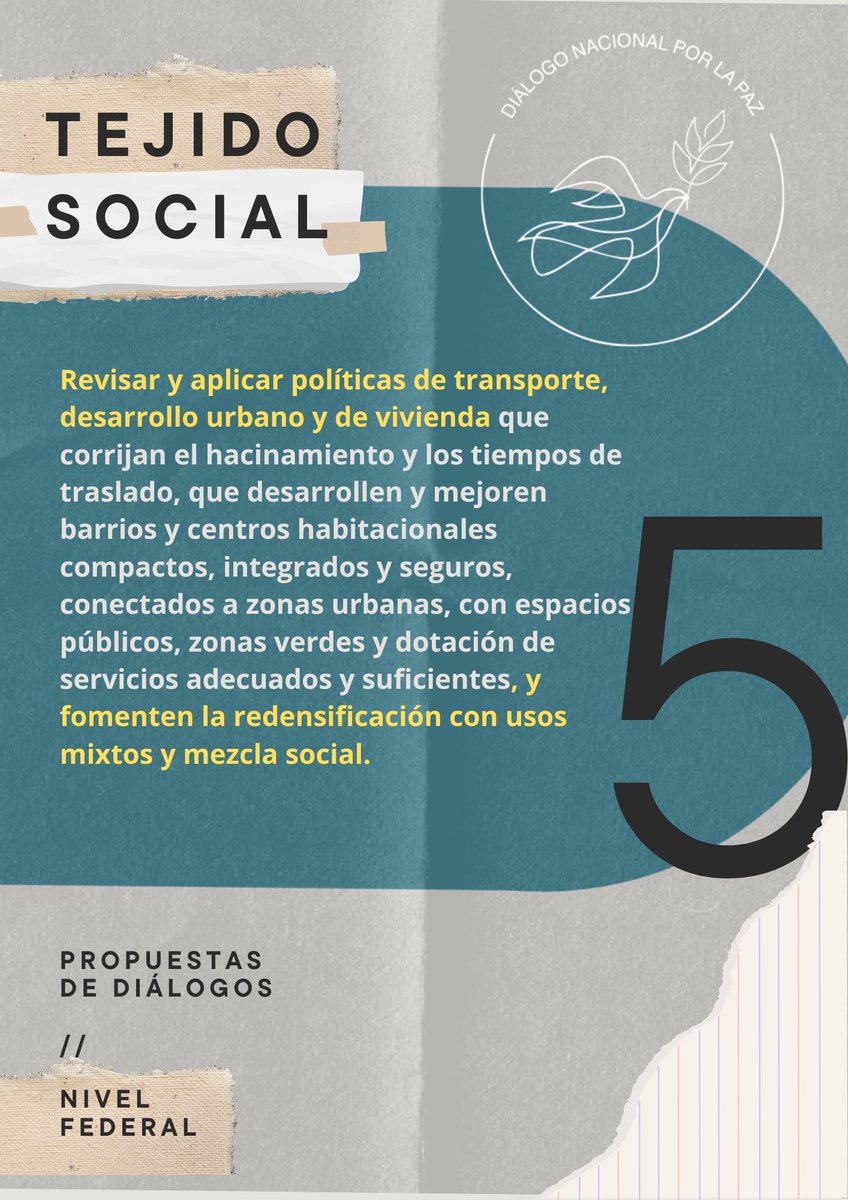 dialogopazmx's tweet photo. ¡Transformemos nuestras ciudades juntos! Es momento de revisar y aplicar políticas que mejoren la calidad de vida urbana, promoviendo barrios seguros, integrados y conectados. #DiálogoNacional #CompromisoPaz https://t.co/JKVTAhBuPR