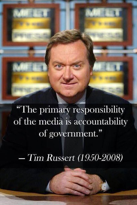 #DemVoice1 #DemsUnited Let's not forget the purpose of the media...our news today is skewed so as to misinform the public- rather than do research and investigate as a professional journalist should and must if they value their reputation, far too many writers/journalists are…