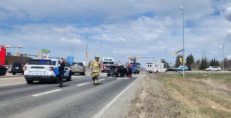 “Gordon and Lewvan @ 12:30 PM today. We followed this guy home from the highway in from Moose Jaw. Driver of the grey explorer was all over the place on the highway. We had police on the line for the last 10 minutes into Regina as we waited for him to hit someone as he swerved…