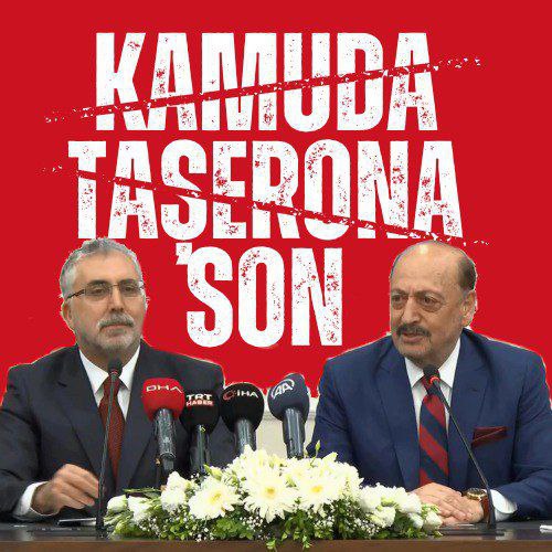 Adaletin gereğini yapınız!
-Ülkede #Çalışmabarışı bozuldu 
Hükümetseniz seçim vaadinizi tutunuz!
-Seçim öncesi #TaşeronaKadro çalışmasını hatırlayınız!
Çalışma Bakanıysanız devamlılık esasına uyunuz
-Önceki bakanın yarım kalan çalışmalarını bitiriniz
TaşeronKöleliğe SonVerin