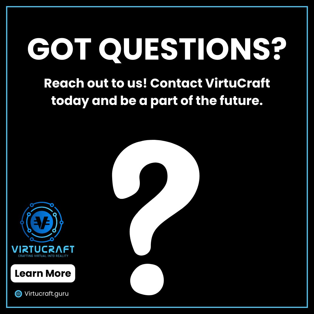 Have questions about VirtuCraft?

Get in touch with us today!

Visit virtucraft.guru and be part of the future.