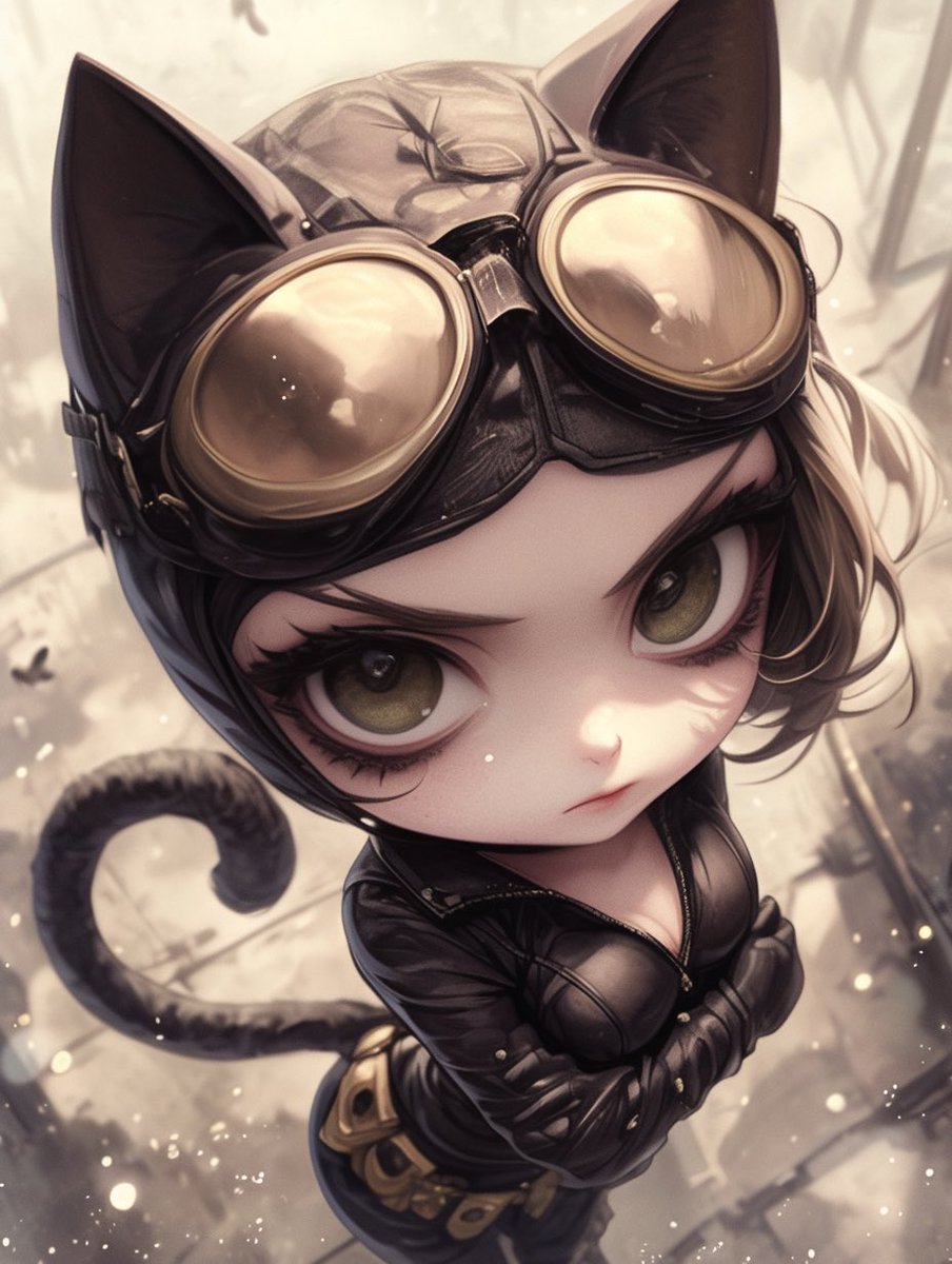 @Cr3ativeMadness Cute idea! Yours all look great. Here’s Catwoman.💕🐾