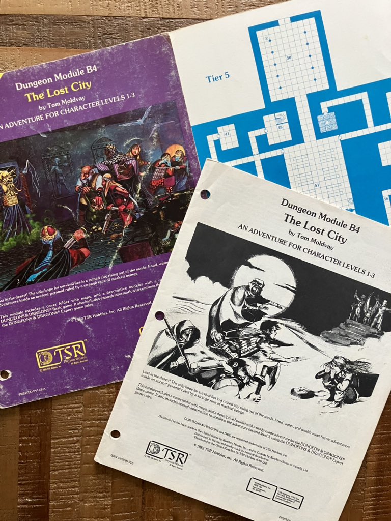 Who out there has travelled to the Lost City? And lived to tell the tale.
#dnd #moldvay #tsr #bxdnd #osr #1980s #ttrpgcommunity #rpg #gamingwithfriends #thelostcity #originalgrognard