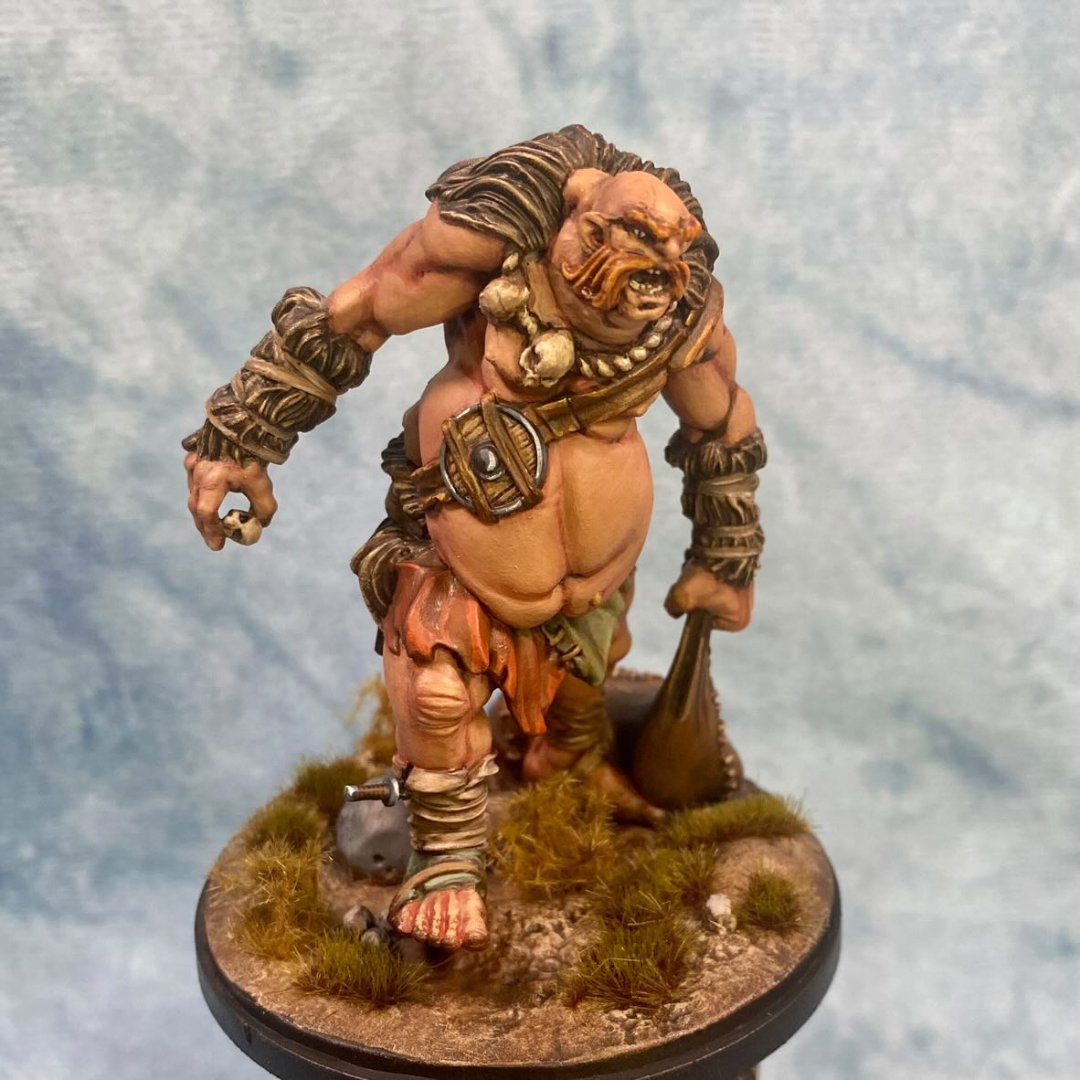 Local Legend Banjo the Hill Giant looking brutal as ever 👊 Great work @mike_moans! #EpicEncounters #EpicEncountersLocalLegends #HillGiant #TTRPG #SFGRPG #TabletopRPG #TTRPGMinis #PaintedMiniatures #MiniaturePainting