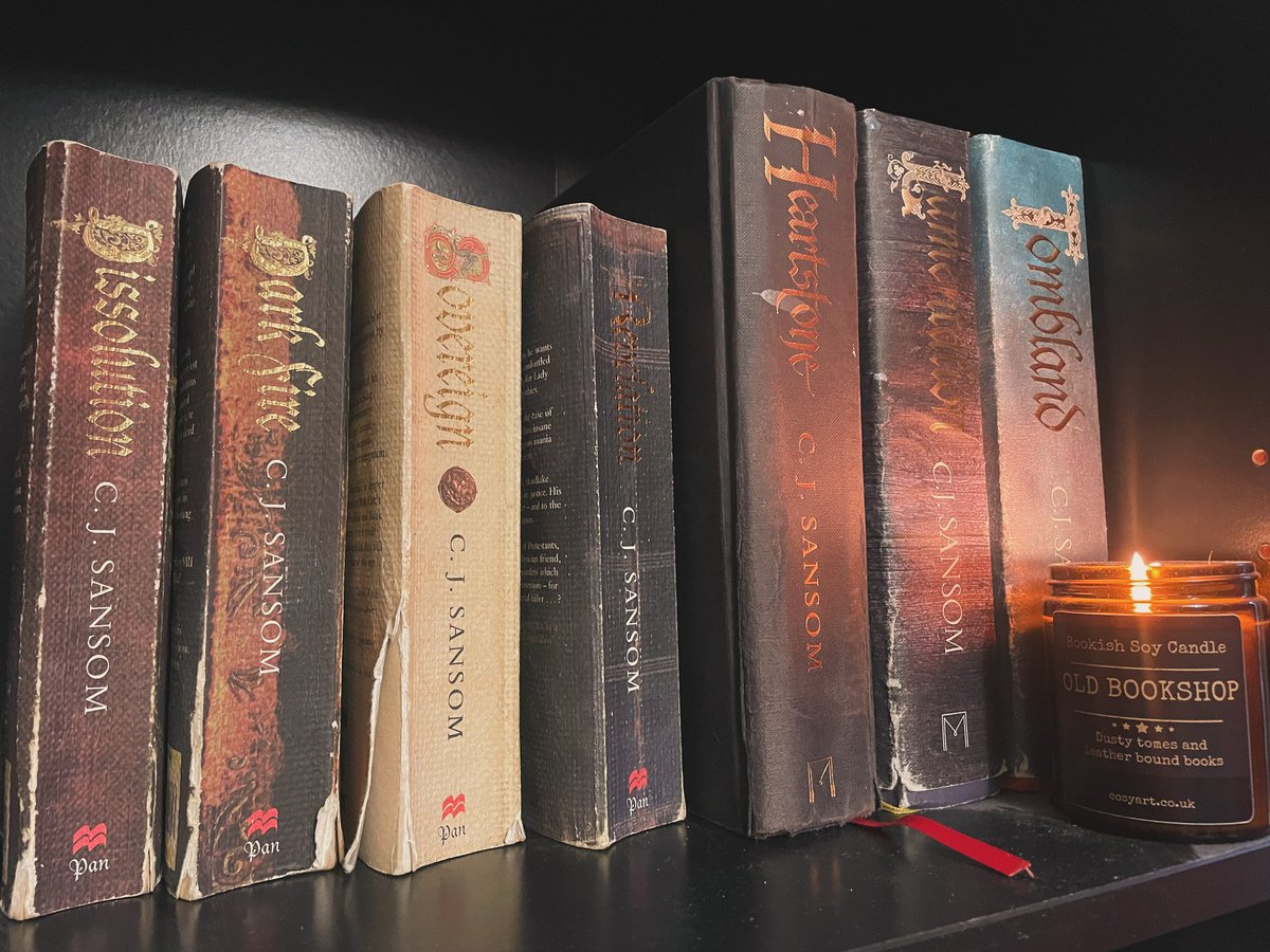 RIP CJ Sansom … thank you for taking us on a wonderful journey with Matthew Shardlake 💗
