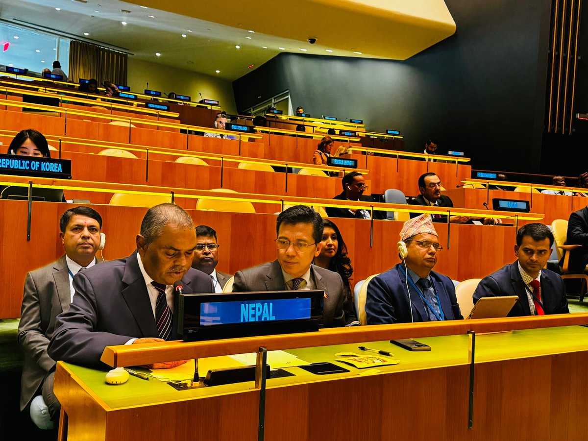 Hon. Mr Upendra Yadav, DPM/Minister for Health & Population addressed the 57th session of Commission on Population & Development today. Highlighting progress made & gaps being faced by Nepal, DPM called for increased support for the implementation of ICPD POA & attainment of SDGs