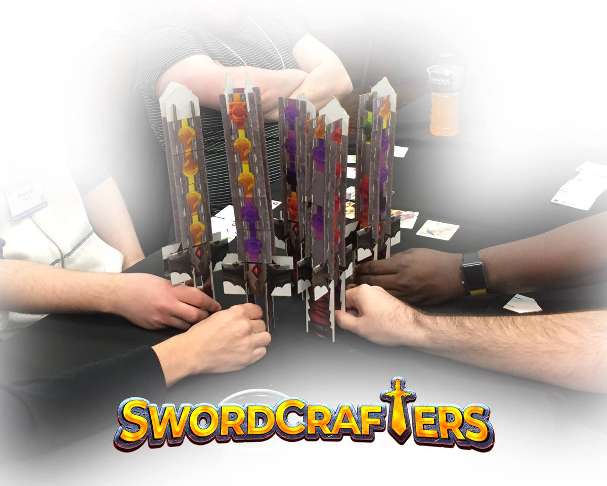 Long flight ahead #boardgameoftheday

114/365: Swordcrafters by @AdamsAppleGames
“For the King, for the Land, for the mountains…” (if you’re singing you’re one of us!) Epic songs for ✈️

And what about playing a boardgame themed around crafting magical swords?

#togetherwesail