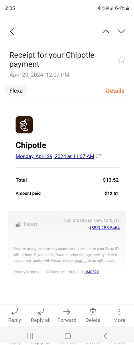 $amp $litecoin #spedn #flexa #chipotle another great meal today, paid for with crypto!!!!